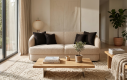Modena Sofa in JAB 105170 cremeweiß