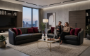 Modena 2 Sofas in Leder Supersoft Black