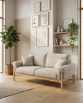 Cuneo 25-Sitzer Boucle Noble 08 Cloud Dancer